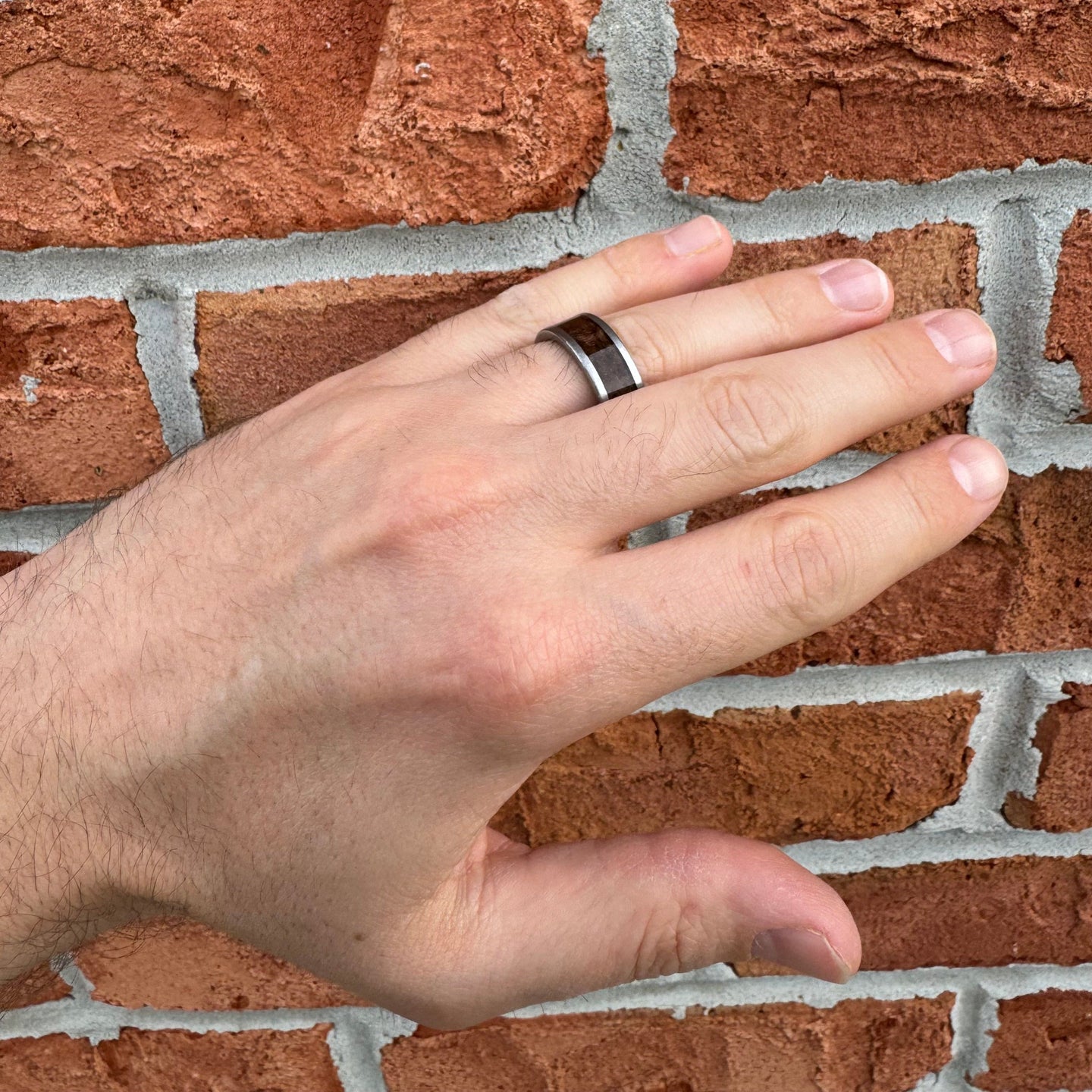 BW James Jewelers ALT Wedding Band “The Major” 100% USA Made Ring With Wood From A M1 Garand Tungsten Ring