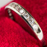 BW James Jewelers Channel Set Diamond Wedding Band