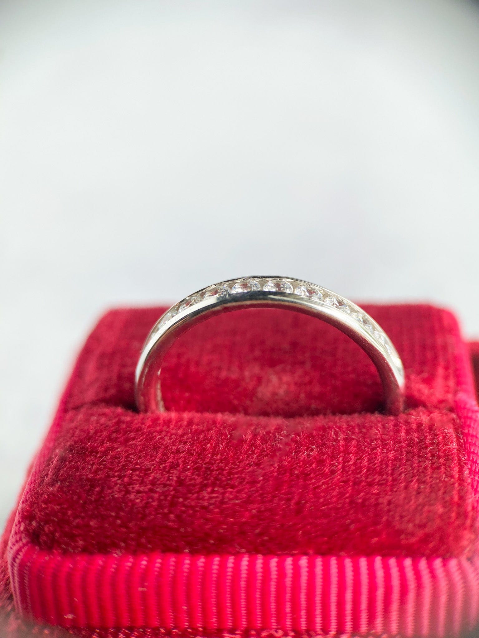 BW James Jewelers Channel Set Diamond Wedding Band
