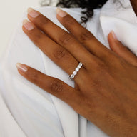 BW James Jewelers Double Prong Set Diamond Wedding Band (L)
