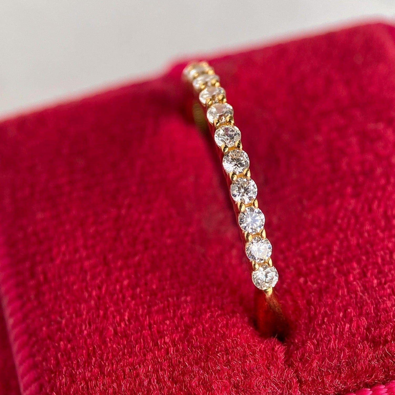 BW James Jewelers Pave Set Diamond Wedding Band