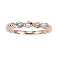 BW James Jewelers Ring 16 Page Christmas Catalog Offer 10KTR Diamond Mixables Band Fashion Ring 1/20Ct