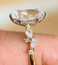 BW James Jewelers Signature Flower Hidden Halo