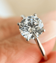 BW James Jewelers Signature Tapered Basket Solitaire