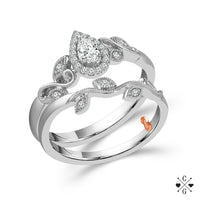 IDD Engagement Ring Forever Day Wedding Set