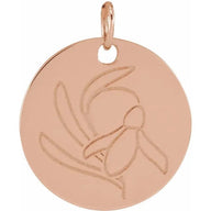 Stuller Necklace Rose Gold / January In Bloom Necklace