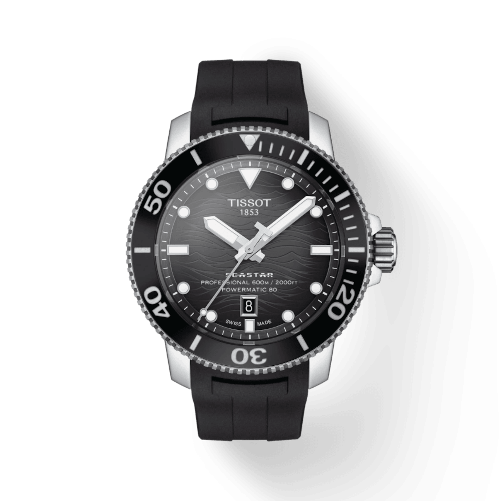 TISSOT シスター 2000 Tissot Seastar 2000 Professional Powermatic 80 Black Swiss