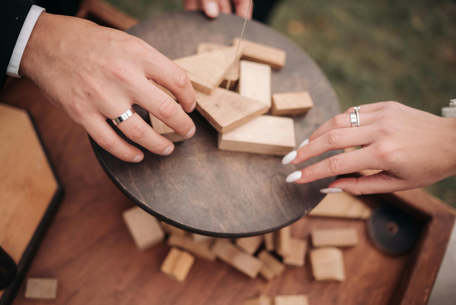 Bourbon Barrel Wedding Ring