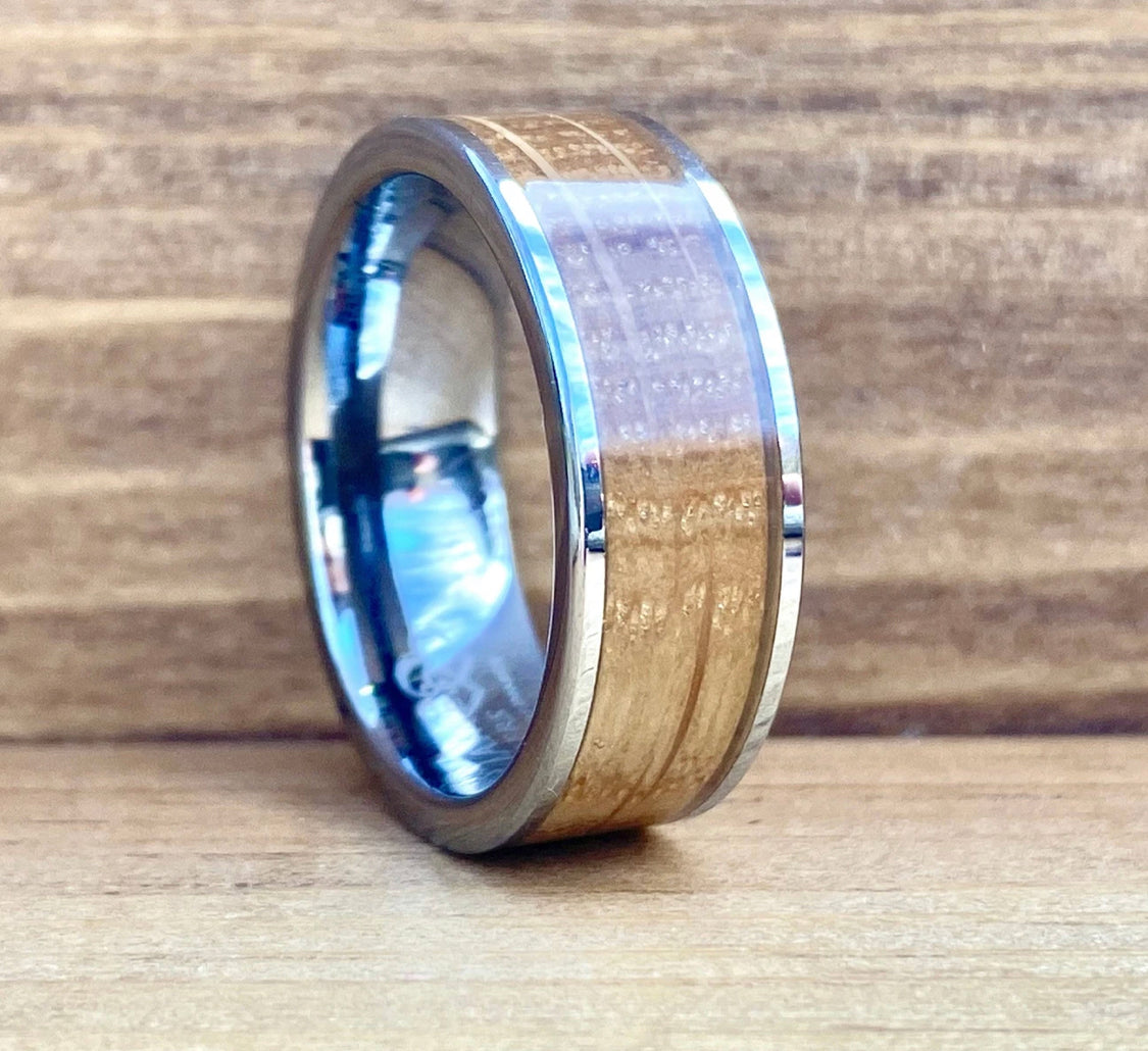 Matching Set Bourbon Barrel Rings