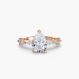 Solitaire with Eternity Pavé