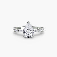 Solitaire with Eternity Pavé