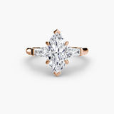 Three-Stone Ring (Baguette Side Stones)