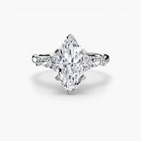 The Floral Accent Solitaire