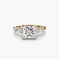 The Floral Accent Solitaire