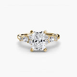 The Floral Accent Solitaire