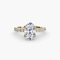Solitaire with Pavé 6
