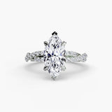 The Twisted Pavé Solitaire