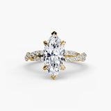 The Twisted Pavé Solitaire