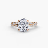 The Twisted Pavé Solitaire
