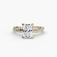 The Twisted Pavé Solitaire