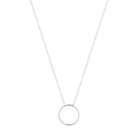 AURELIE GI Necklaces White Gold ADA | Open Circle Necklace
