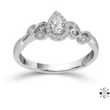 Beautiful Bride Engagement Ring Beautiful Bride Collection Pear Vintage Diamond Ring Set