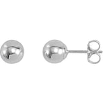 BW James Earrings 14kt 4mm Ball Earrings