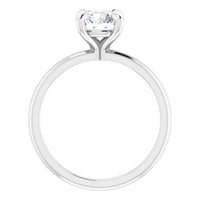 BW JAMES Engagement Ring "The Olivia" 14K Solitaire Engagement Ring Semi Mount