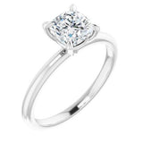BW JAMES Engagement Ring "The Olivia" 14K Solitaire Engagement Ring Semi Mount