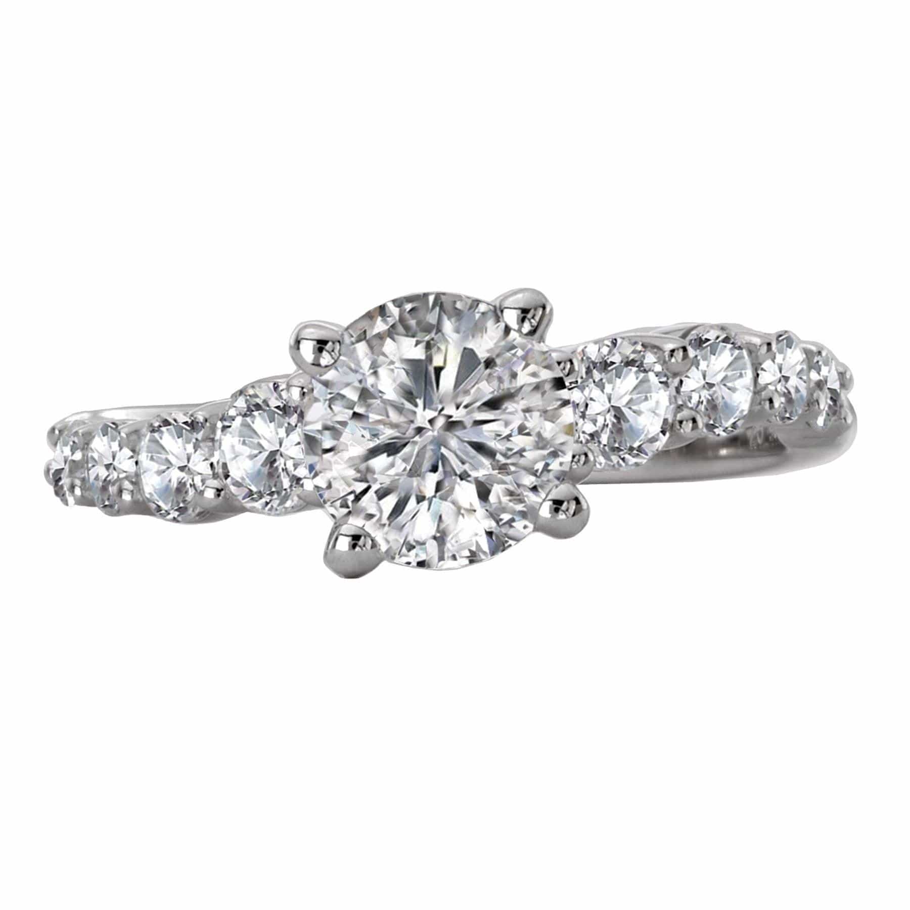 BW JAMES Engagement Rings "The Alexandria"  Semi-Mount Diamond Ring