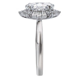 BW JAMES Engagement Rings "The Anastasia" Marquise Shape Halo Semi-Mount Diamond Ring