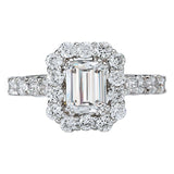 BW JAMES Engagement Rings "The Brooklyn" Halo Semi-Mount Diamond Ring