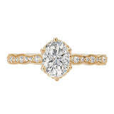 BW JAMES Engagement Rings "The Darby" Halo Semi-Mount Diamond Ring