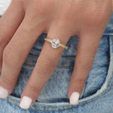 BW JAMES Engagement Rings "The Darby" Halo Semi-Mount Diamond Ring