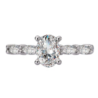 BW JAMES Engagement Rings "The Helena" Classic Semi-Mount Diamond Ring