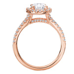 BW JAMES Engagement Rings "The Holland" Halo Semi-Mount Diamond Ring