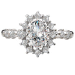 BW JAMES Engagement Rings " The Hudson" Halo Semi-Mount Diamond Ring