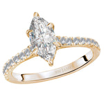 BW JAMES Engagement Rings "The Jasmine" Marquise Shape Classic Semi-Mount Diamond Ring