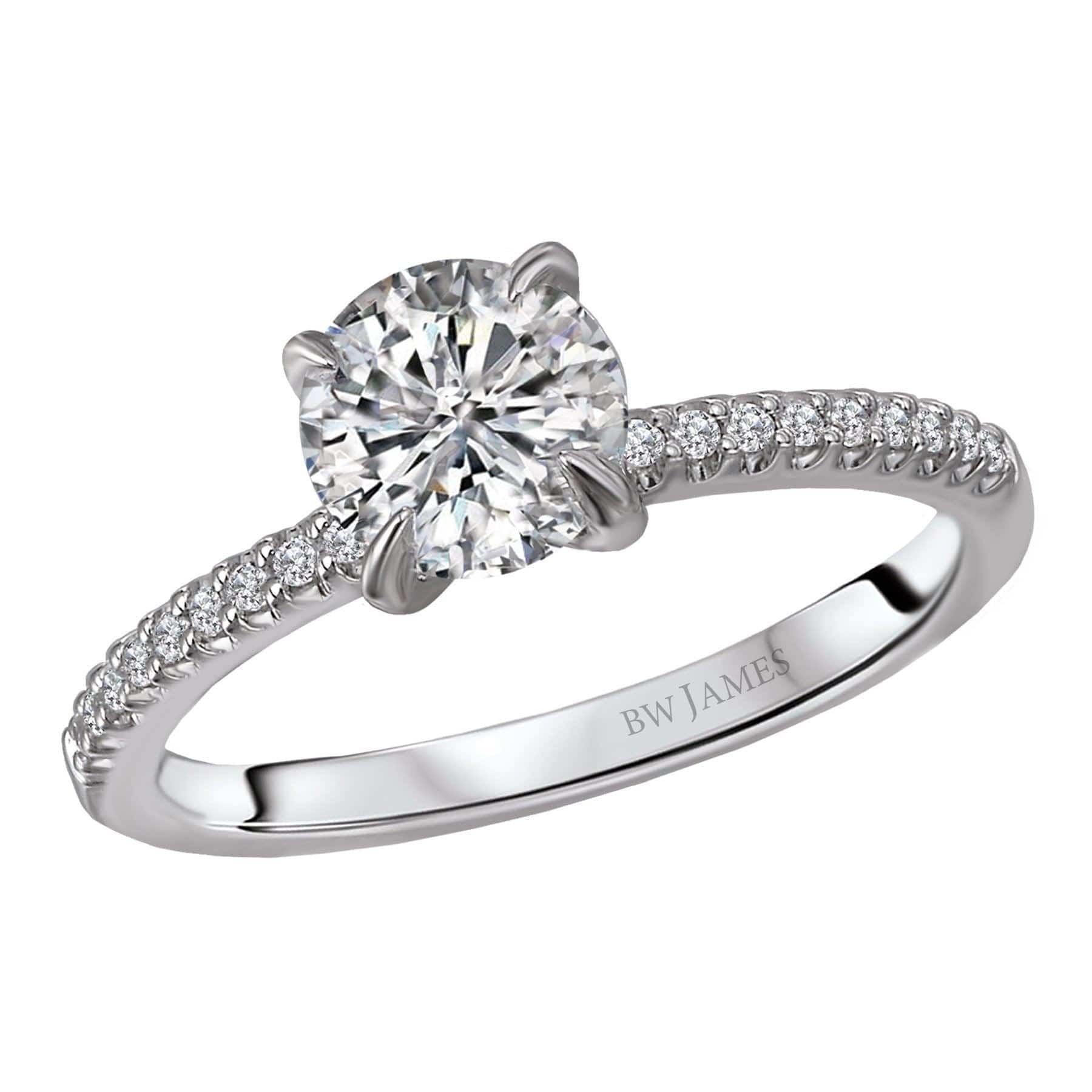 BW JAMES Engagement Rings "The Nashville" Classic Semi-Mount Diamond Ring