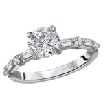 BW JAMES Engagement Rings "The Tokyo" Classic Semi-Mount Diamond Ring