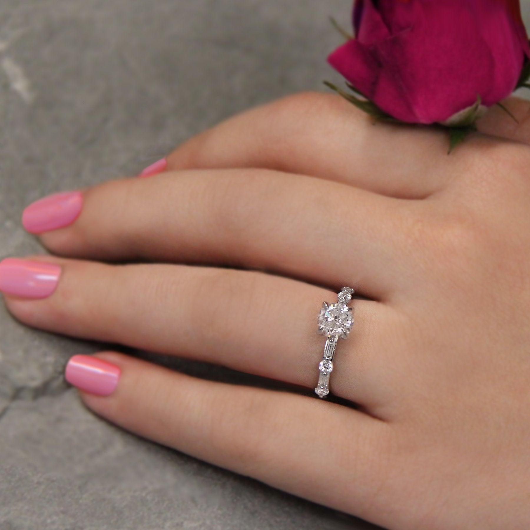 BW JAMES Engagement Rings "The Tokyo" Classic Semi-Mount Diamond Ring