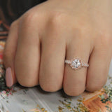 BW JAMES Engagement Rings " The Vegas" Halo Semi-Mount Diamond Ring