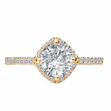 BW JAMES Engagement Rings " The Verona" Halo Semi-Mount Diamond Ring