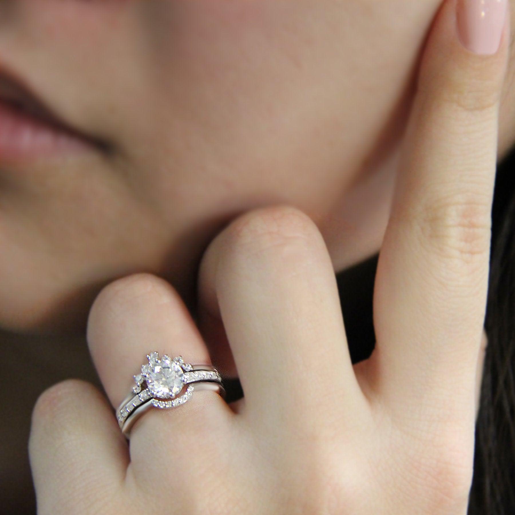 Nested Rings Nesting wedding band 60 photos - Astyledwedding.com
