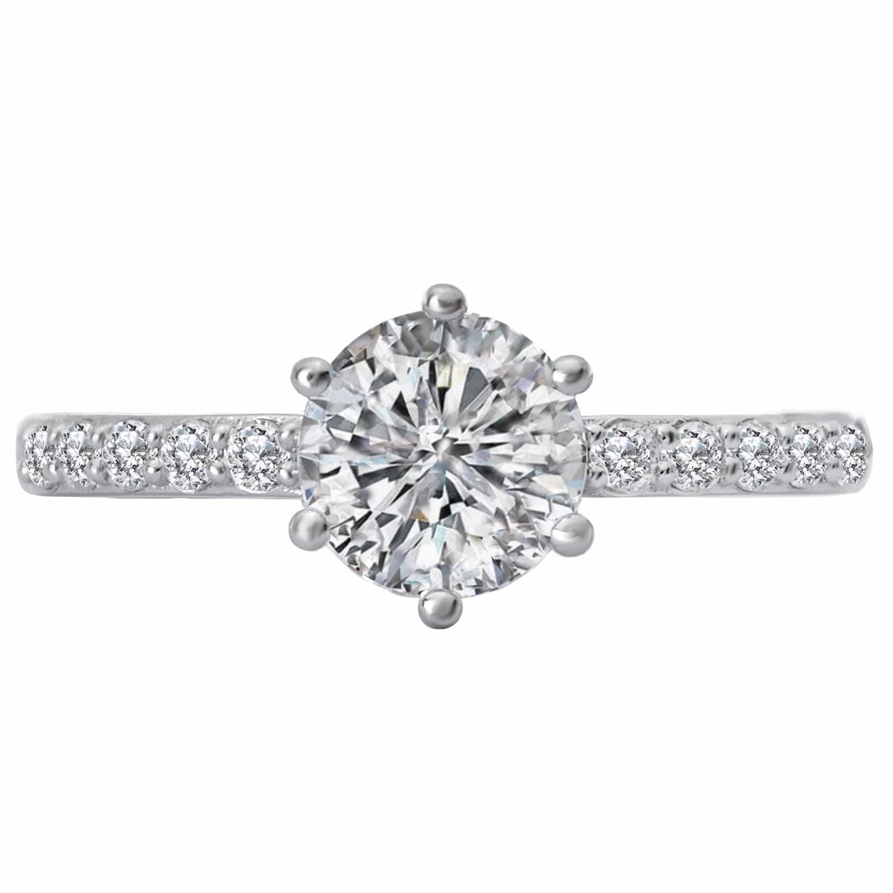 BW JAMES Engagement Rings "The Vienna" The Classic Semi-Mount Diamond Ring