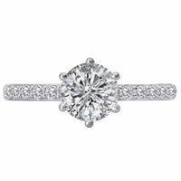 BW JAMES Engagement Rings "The Vienna" The Classic Semi-Mount Diamond Ring