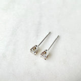 BW James Jewelers 14k Classic Four Prong Mined Diamond Studs .50ctw