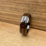 BW James Jewelers ALT Wedding Band “The Corporal” 100% USA Made Black Ceramic Ring With Wood From A M1 Garand