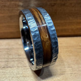 BW James Jewelers ALT Wedding Band “The Eagle" 100% USA Made Build Your Own Ring Rugged TungstenBand with Moon Finish