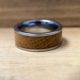 BW James Jewelers ALT Wedding Band "The Louisville" Kentucky Straight Bourbon Whiskey Barrel Tungsten Ring